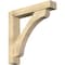 Ekena Millwork Legacy Block Rough Sawn Bracket w/ Offset Brace, Douglas Fir, 6"W x 32"D x 32"H BKT0604X32X32LEC05RDF - alternate 1
